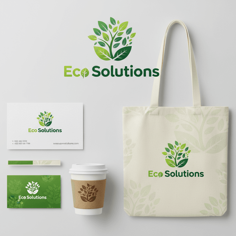 Sustainable green building with solar panels and eco-friendly design elements